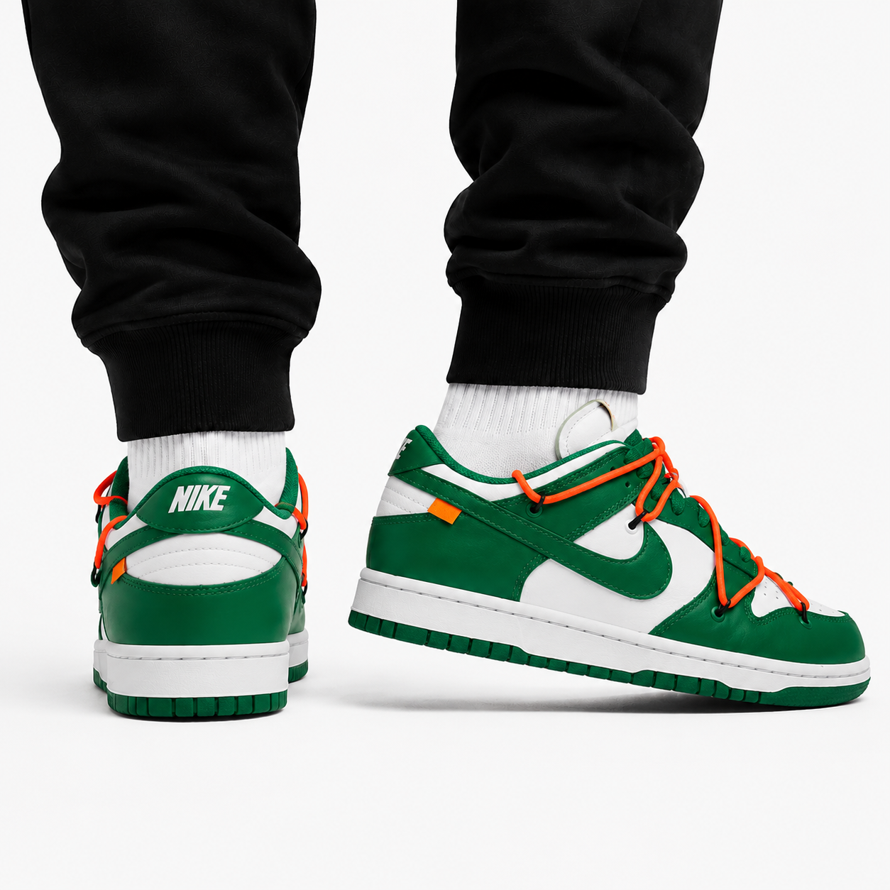 X Off-White Dunk Low Pine Green