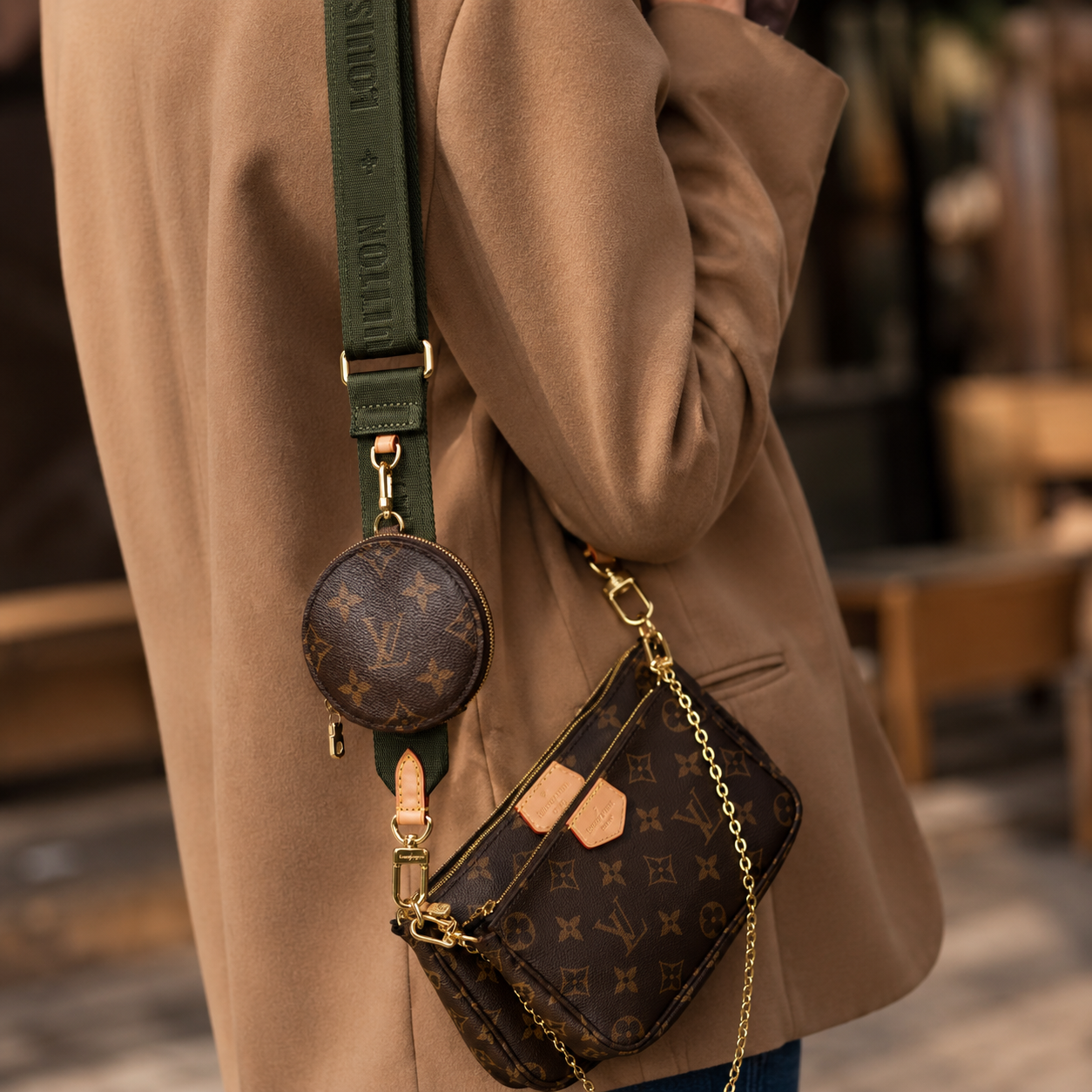 Army Green Crossbody Bag