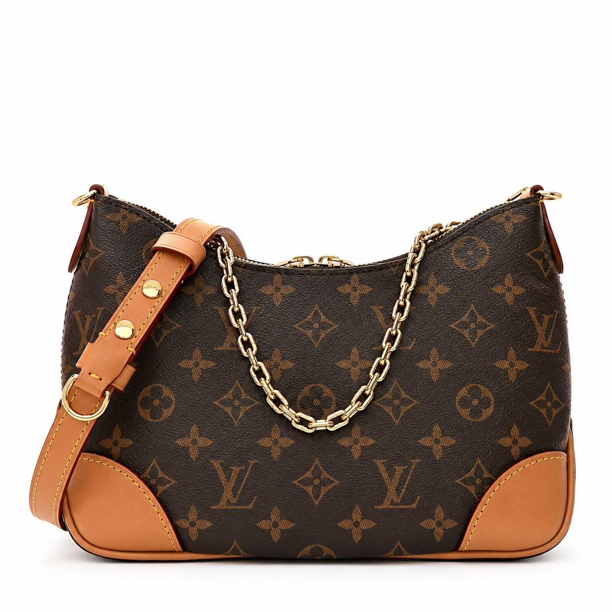 Luxury Crossbody LV Nano Boulogne Monogram Bag