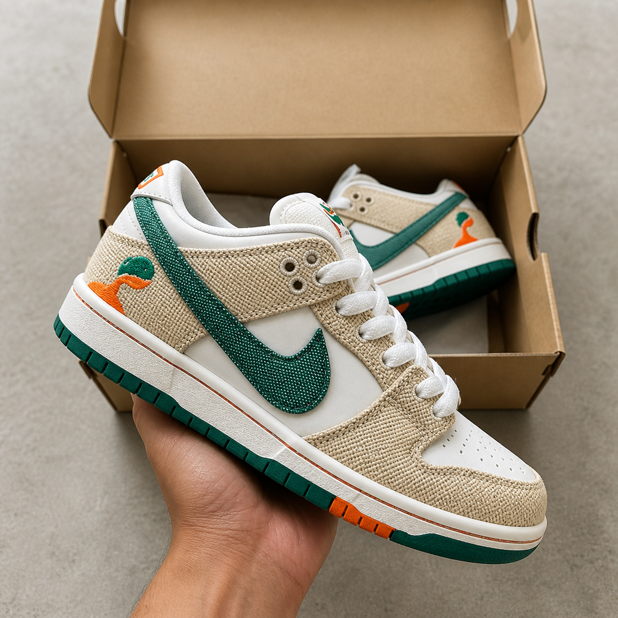 Jarritos SB Citrus Canvas Dunk Low