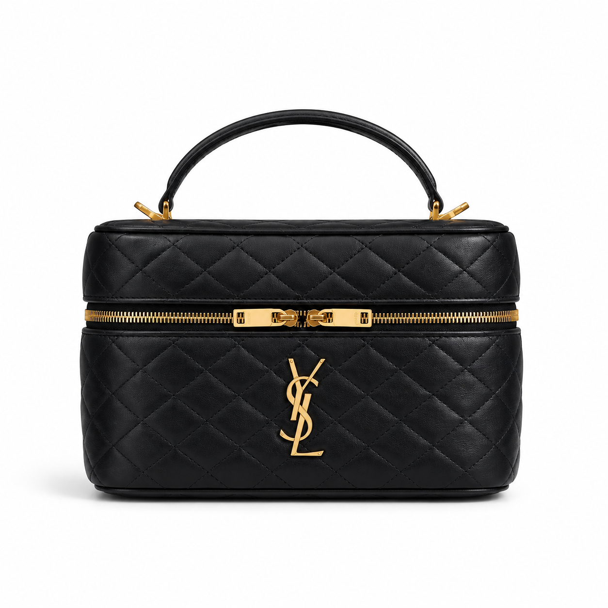 Luxury YSL Vanity Top-Handle Bag