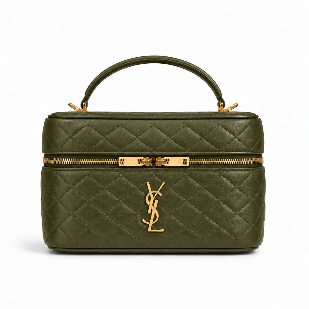 Luxury YSL Vanity Top-Handle Bag