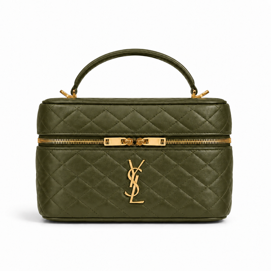 Luxury YSL Vanity Top-Handle Bag