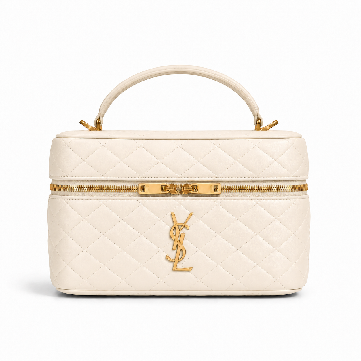 Luxury YSL Vanity Top-Handle Bag