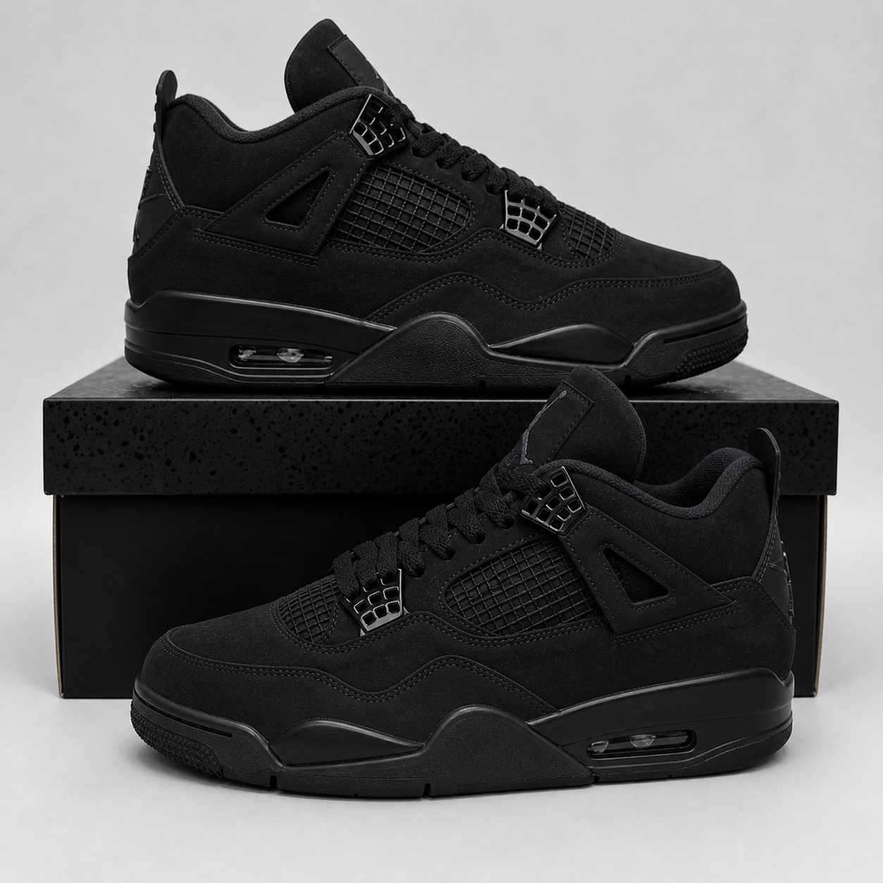 J4 Retro Black Cat Triple Black Premium