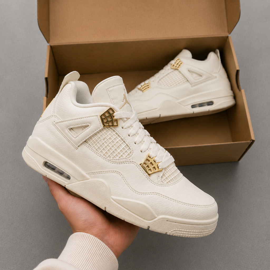 J4 Sail White High Top