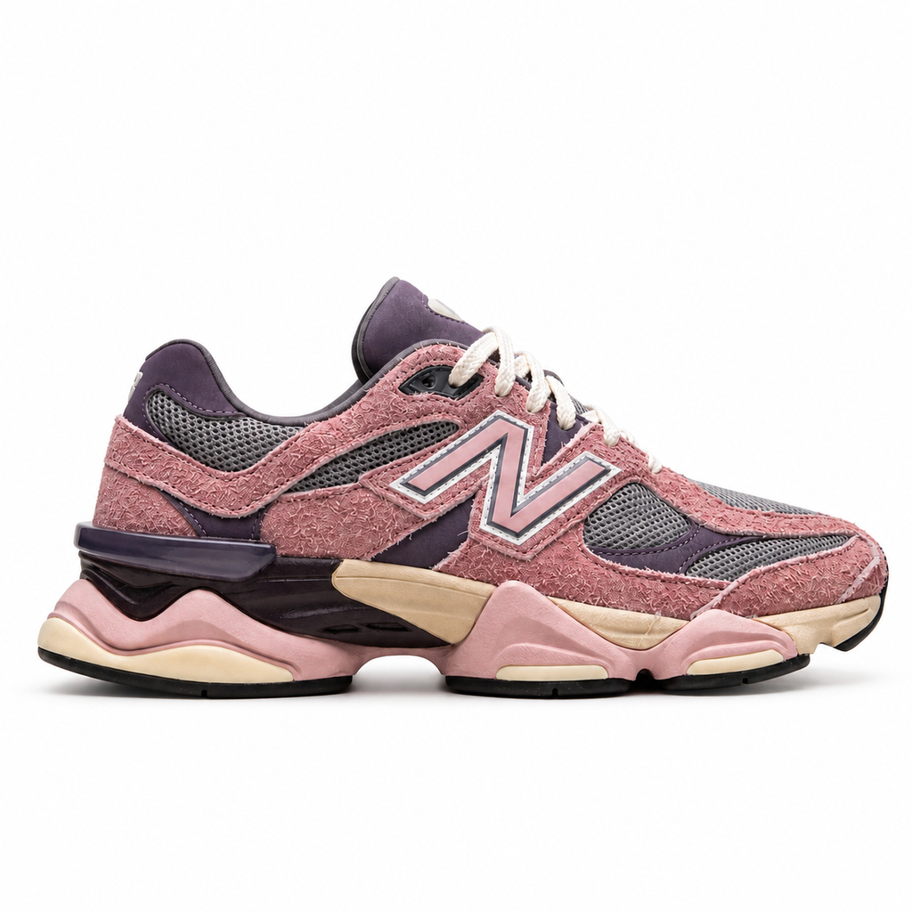 9060 Pink & Lavender Suede