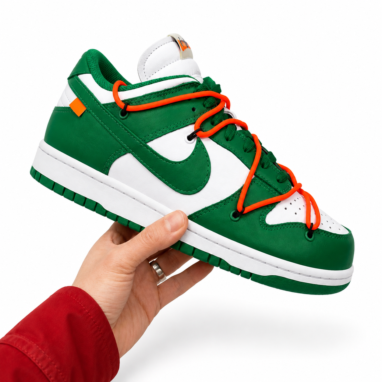 X Off-White Dunk Low Pine Green