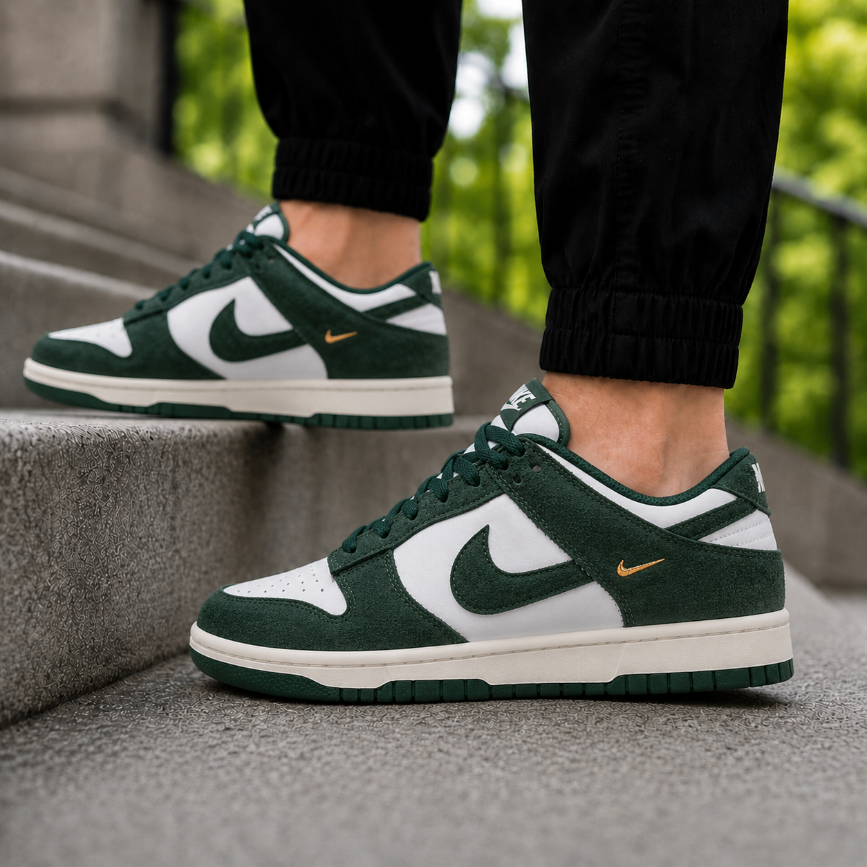 WMNS Dunk Low Suede Green